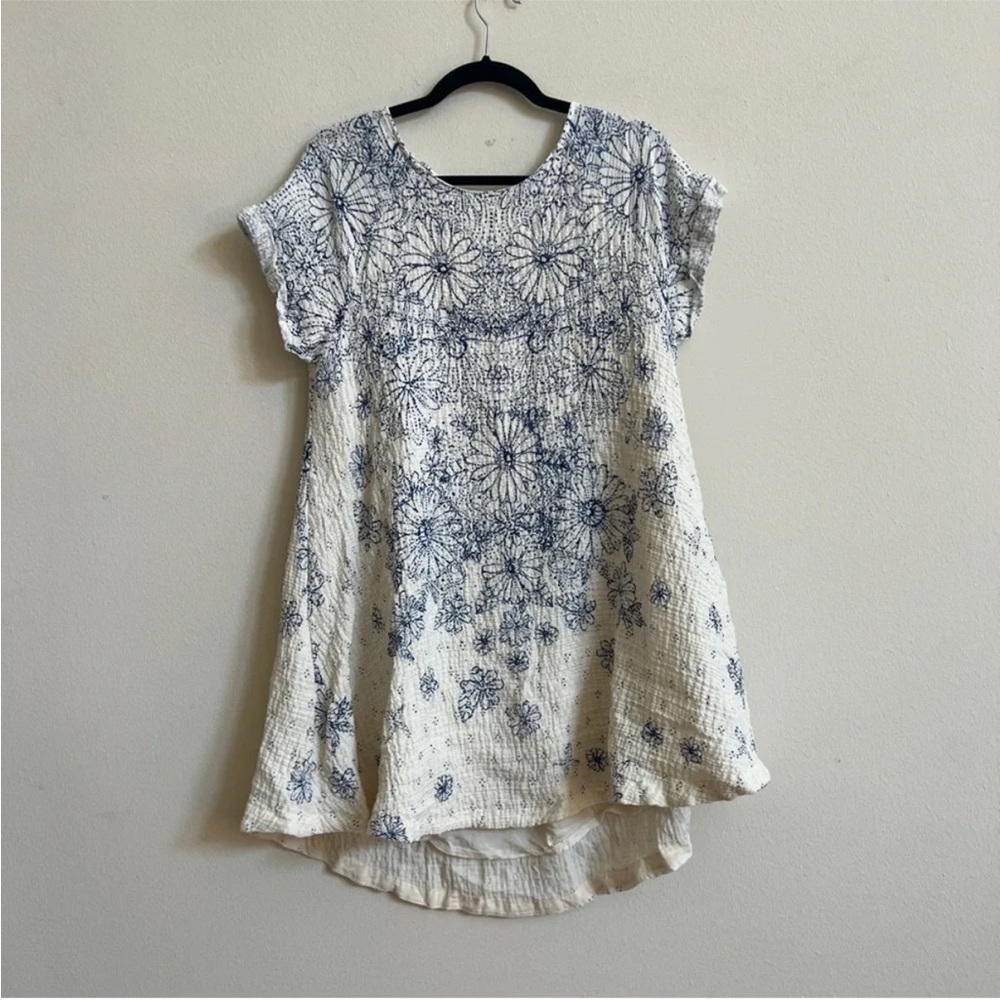 Free People Pinwheel Print Swing Dress - Picture 1 of 6